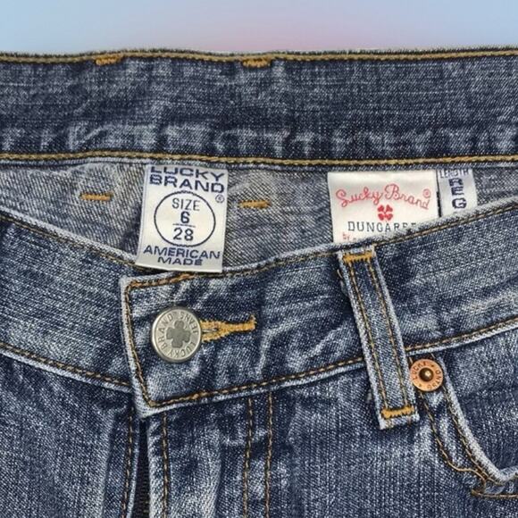 LUCKY BRAND Women’s 6 Sweeper Jeans Blue - Picture 5 of 5